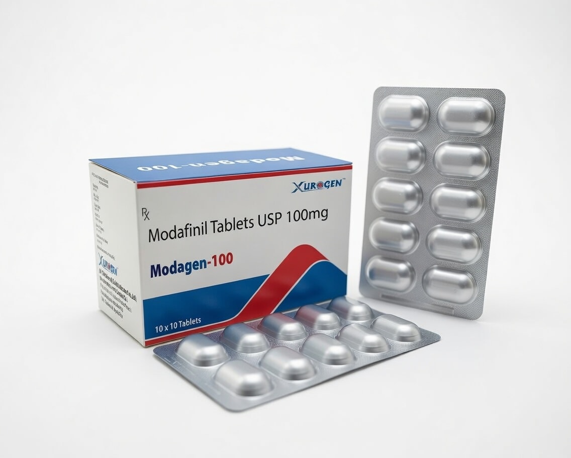 Модафинил (Modafinil) 100мг — Modagen-100 | Цена и Бърза Доставка в България